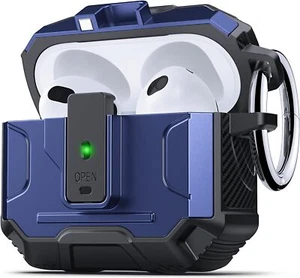 Joli étui pour Apple Airpods Pro 2ème 3 Génération Écouteurs Protecteur Housse Porte-clés Serrure - Photo 1 sur 37