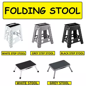 Folding Step Stool Heavy Duty Lightweight Portable Carrying Step Folding Stool - Picture 1 of 26