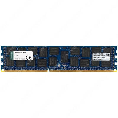 Kingston 16GB 2Rx4 PC3-14900R RDIMM DDR3 1866 ECC Registered Server Memory RAM - Image 1 of 2