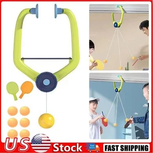 Door Ping Pong Game Over The Door,Adjustable Doorway Game Pingpong Trainer Kit - Picture 1 of 10