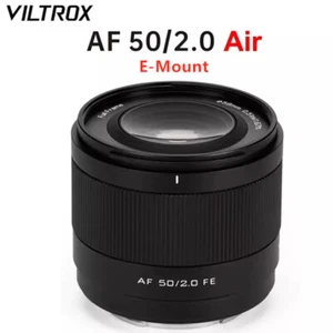 VILTROX AF 50mm F2.0 Full Frame Auto Focus Large Aperture Lens for Sony E-mount - Picture 1 of 6