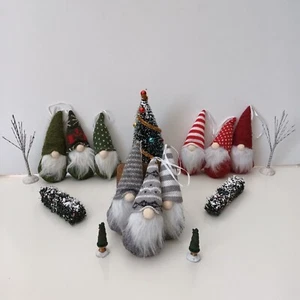 3 pz peluche gnomo appeso albero di Natale Gonk stock consegna gratuita - Foto 1 di 19