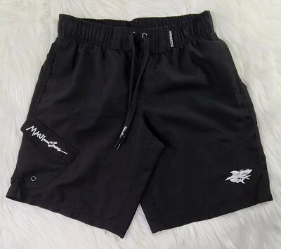 Maui and Sons Men's Black Swim Trunks Board Shorts Size(28) - Image 1 of 4