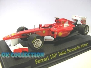 Rare Model scale 1:43 F1 FERRARI 150° ITALIA Fernando Alonso with Rigid Box - Picture 1 of 2