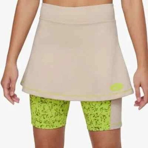 Nike Dri-Fit Icon Clash 2-in-1 Training Skirt In Sand Drift - Picture 1 of 10