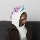 Beanie Baby Knitting Wool Hooded Shawl Kids Hat With Scarf Unicorn Cloak Cap