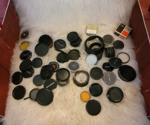 📷📷Large Lot Of Camera Lens Covers - Parts Or Not?📷📷 - Picture 1 of 13