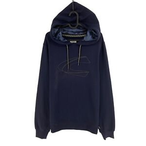 Camel Active Navy Blue Logo Hooded Sweater Pullover Size M