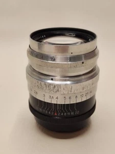 KMZ JUPITER-9 SILVER Red P 85mm f/2 Rangefinder Soviet lens mount M39 #5901169 - Imagen 1 de 17
