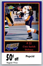 Cory Sarich 1997-98 Saskatoon Blades