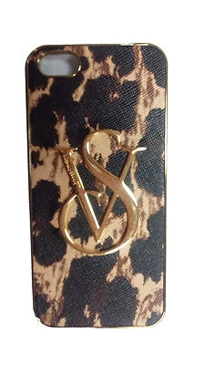 Victoria's Secret Leopard VS Logo Iphone 5 /5S Hard Case Cover NEW - Image 1 of 4