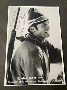 DIETER SPEER Olympiabronze 1972 Biathlon signed Foto 10x15 Autogramm - Bild 1 von 1