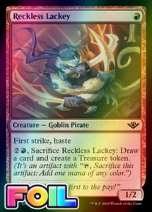 x1 Reckless Lackey OTJ MTG 140 FOIL COMMON M/NM 1x - Bild 1 von 1