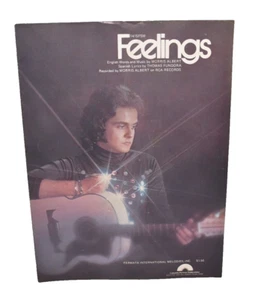 Vintage Sheet Music "Feelings" English (Albert) & Spanish (Fundora) Lyrics 1975 - Picture 1 of 7