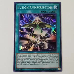 Fusion Conscription - FUEN-EN057 - NM - Super Rare - Unlimited - Yugioh - Picture 1 of 2