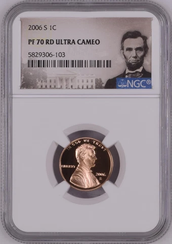 2006-S 1C LINCOLN MEMORIAL CENT NGC PF 70 RD ULTRA CAMEO TOP-POP HIGHEST-GRADES Cover