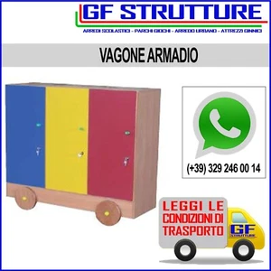 Armadio scolastico a Vagone - Foto 1 di 1