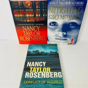 3 x Nancy Taylor Rosenberg Books Conflict of Interest, Sullivan's Justice Lot - Picture 1 of 9