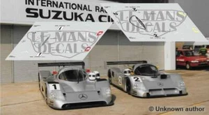 Decals Mercedes C291 Suzuka 1991 1:32 1:43 1:24 1:18 calcas Schumacher Mass - Imagen 1 de 3