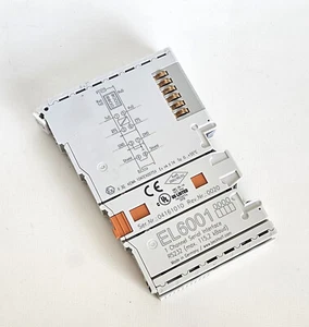 Beckhoff EL6001 1 canal interfaz serie RS232 EL 6001 - Imagen 1 de 3
