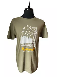 Camiseta Pendleton Parque Nacional de Yosemite Para Hombres Grande Verde Oliva Media Cúpula Senderismo - Imagen 1 de 6