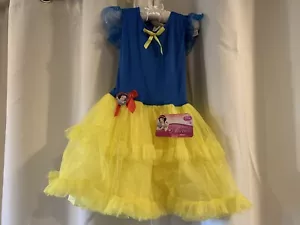 Disney Snow White Tutu Dress-Up Costume Girl’s Small 4-6 Yellow Blue Halloween - Picture 1 of 4