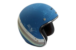 Jet Helm Vespa Heritage XS China Blau 402 - Picture 1 of 1