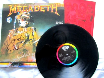 Megadeth / So Far, So Good So What-UK A1/B1  JEFF YOUNG SIGNED Vinyl LP 1988 - Image 1 of 4