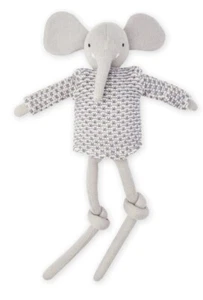 Sophie Home Kids Ragdoll Elephant Soft Toy 36cm Grey Jumper - Picture 1 of 5