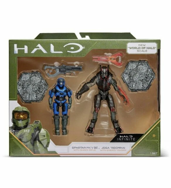 Halo Spartan Mk. V vs. Jega Rdomnai 4 inch Action Figure