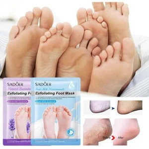 Exfoliate Foot Peel Goat Milk Hydrating Moisturizing Tool Care Foot Masque N2L4 - Picture 1 of 21