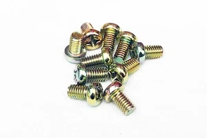 M6 J.I.S gelbe passivierte Pfannenkopfschrauben (10 mm-40 mm)  - Bild 1 von 5