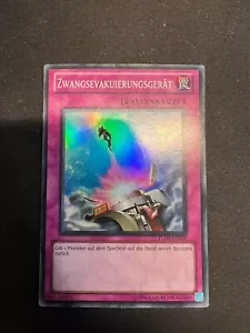 Compulsory Evacuation Device Super Rare TU04-EN005 DE005 German Light PL Yugioh - Picture 1 of 2