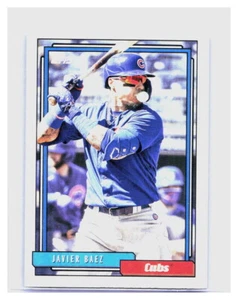 Javier Baez 2021 Topps Update Baseball - 1992 #TC92-13 - Chicago Cubs - Picture 1 of 2