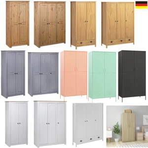 Kleiderschrank Weiß/Grau/Schwarz Mehrzweckschrank Garderobenschrank Hochschrank - Bild 1 von 162