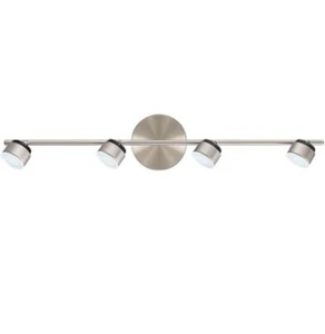 NEW Eglo Armento 30.71 " 4-Light LED Track Light Satin Nickel Bin64 - Picture 1 of 3