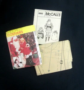 Vintage McCall's pattern - Santa Costume Sz L plus Santa doll Christmas uncut - Picture 1 of 1