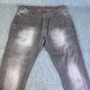 Wrangler Jeans Adult Size 32 Brown Wash Out Fade Stretch Denim Skinny Vintage - Foto 1 di 22