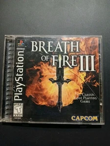 Breath of Fire III 3 (ps1 PlayStation 1 PS1 1998) CIB W/Manual - Picture 1 of 3