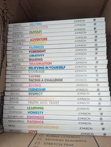 Value Tales 26 HC Book Lot Set Johnson Donegan ValueTales Vintage Morals 1976 - Foto 1 di 1