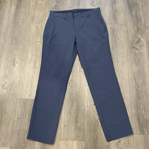 Pantaloni Vineyard Vines Uomo 31x30 Blu Navy On The Go OTG Performance Golf - Foto 1 di 10