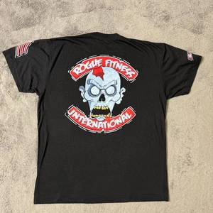 Rogue Fitness Crossfit Halloween 2019 Glow Black Gym Wood Shirt L Single Stitch - Bild 1 von 6