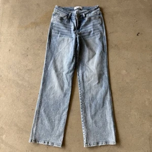 Flying Monkey Damen Straight Leg Stretch Light Wash Jeans Größe 29 V vorne - Bild 1 von 11