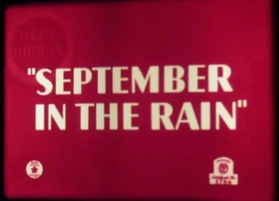 “September In The Rain” (1937) 16mm Film Sound, Warner Bros, Products Dance Sing - Image 1 of 4