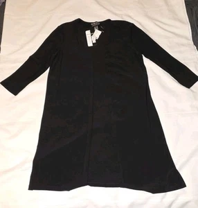 Frank Lyman Montréal Design Collection Strick Staubtuch schwarz neu mit Etikett Größe 10 - Bild 1 von 9