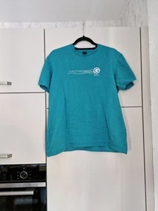 Gildan Damen T-Shirt Greator Festival Türkis Frühling/Sommer Mode Fashion Gr. M - Picture 1 of 11