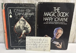Nahaufnahmekarte Magie Harry Lorayne ©1962 Das Zauberbuch ©1977 HC mit Schutzumschlag - Bild 1 von 24