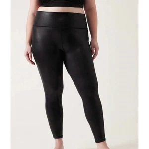 Athleta Salutation Stash Shine Tight Leggings Schwarz 2X - Bild 1 von 12