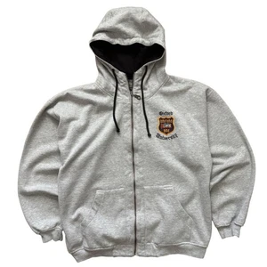 Oxford University Hoodie grau Reißverschluss Sweatshirt Large Oxford Campus England - Bild 1 von 9