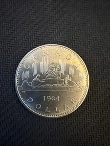 1984 Canadian Silver (nickel) Dollar - Bild 1 von 2